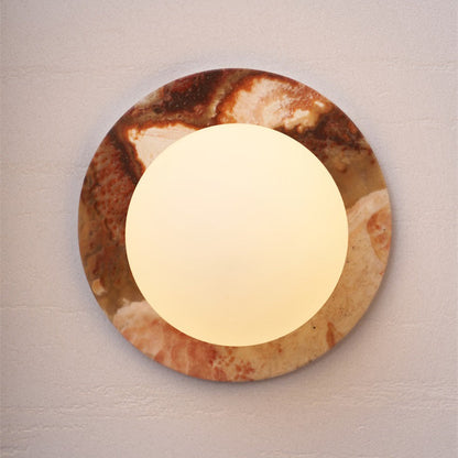 Marble Travertine Onyx Wall Lamp