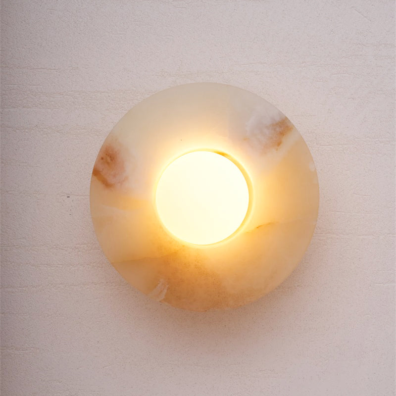 Marble Travertine Onyx Wall Lamp