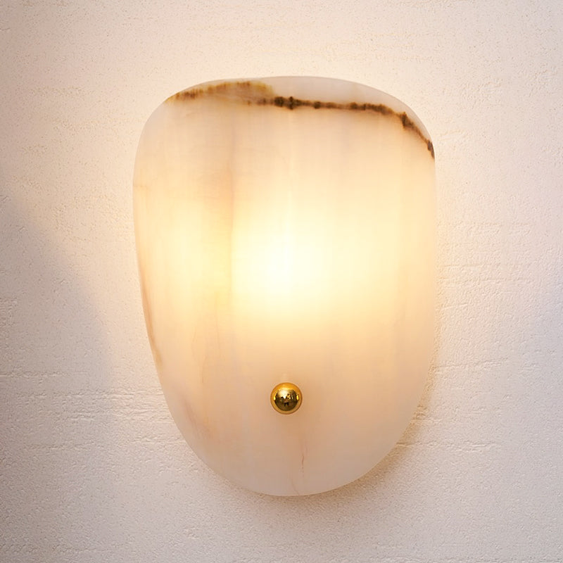 Marble Travertine Onyx Wall Lamp