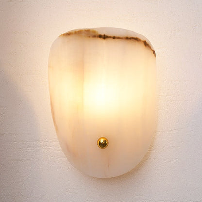 Marble Travertine Onyx Wall Lamp