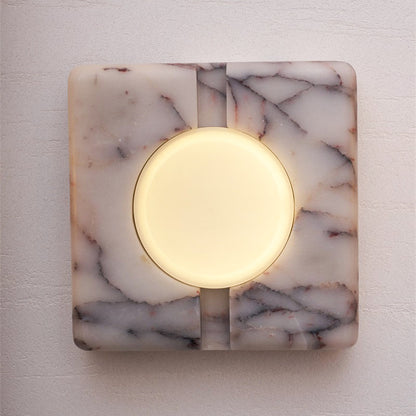 Marble Travertine Onyx Wall Lamp