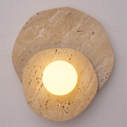 Marble Travertine Onyx Wall Lamp