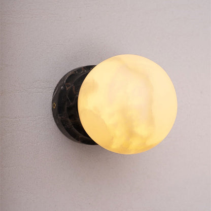 Marble Travertine Onyx Wall Lamp