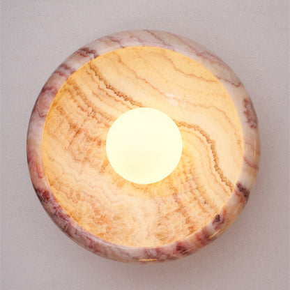 Marble Travertine Onyx Wall Lamp