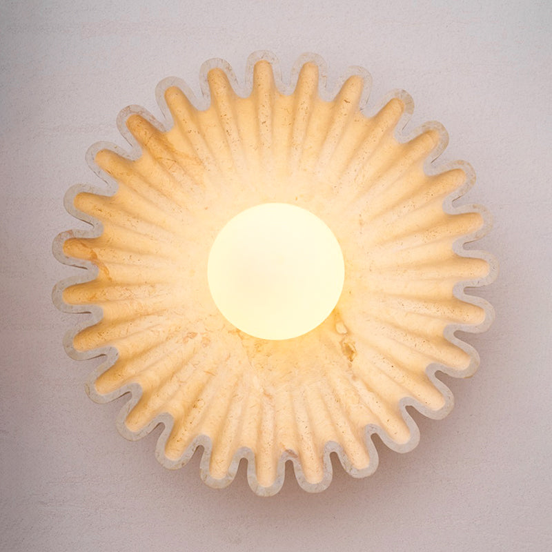 Marble Travertine Onyx Wall Lamp