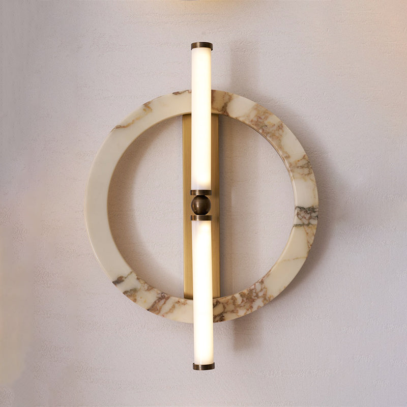 Marble Travertine Onyx Wall Lamp