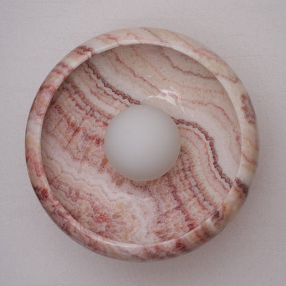 Marble Travertine Onyx Wall Lamp