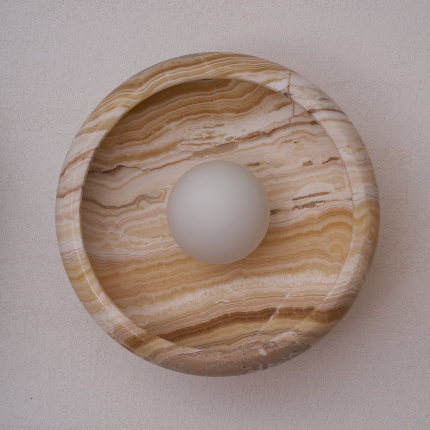 Marble Travertine Onyx Wall Lamp