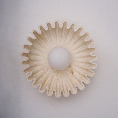 Marble Travertine Onyx Wall Lamp