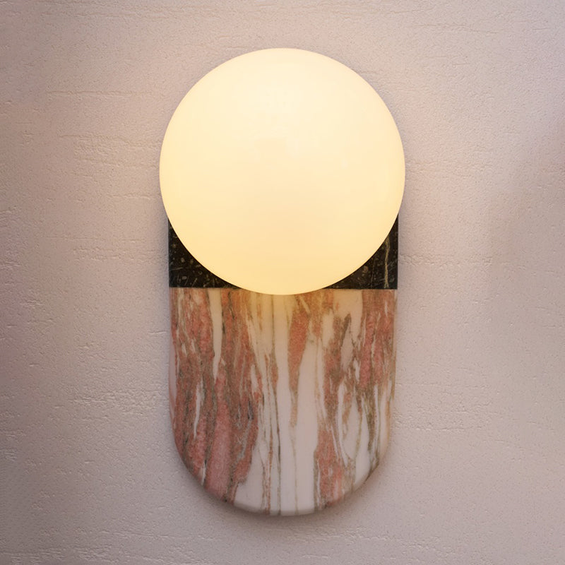 Marble Travertine Onyx Wall Lamp