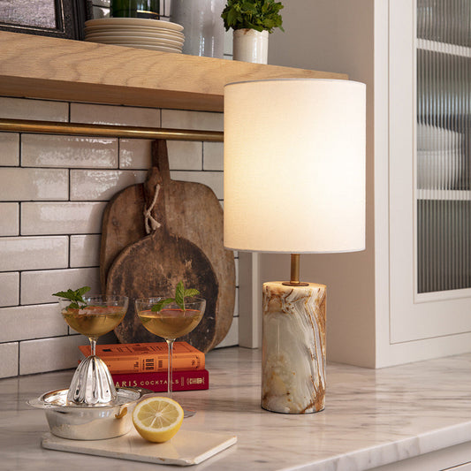Yarique Stone Table Lamp
