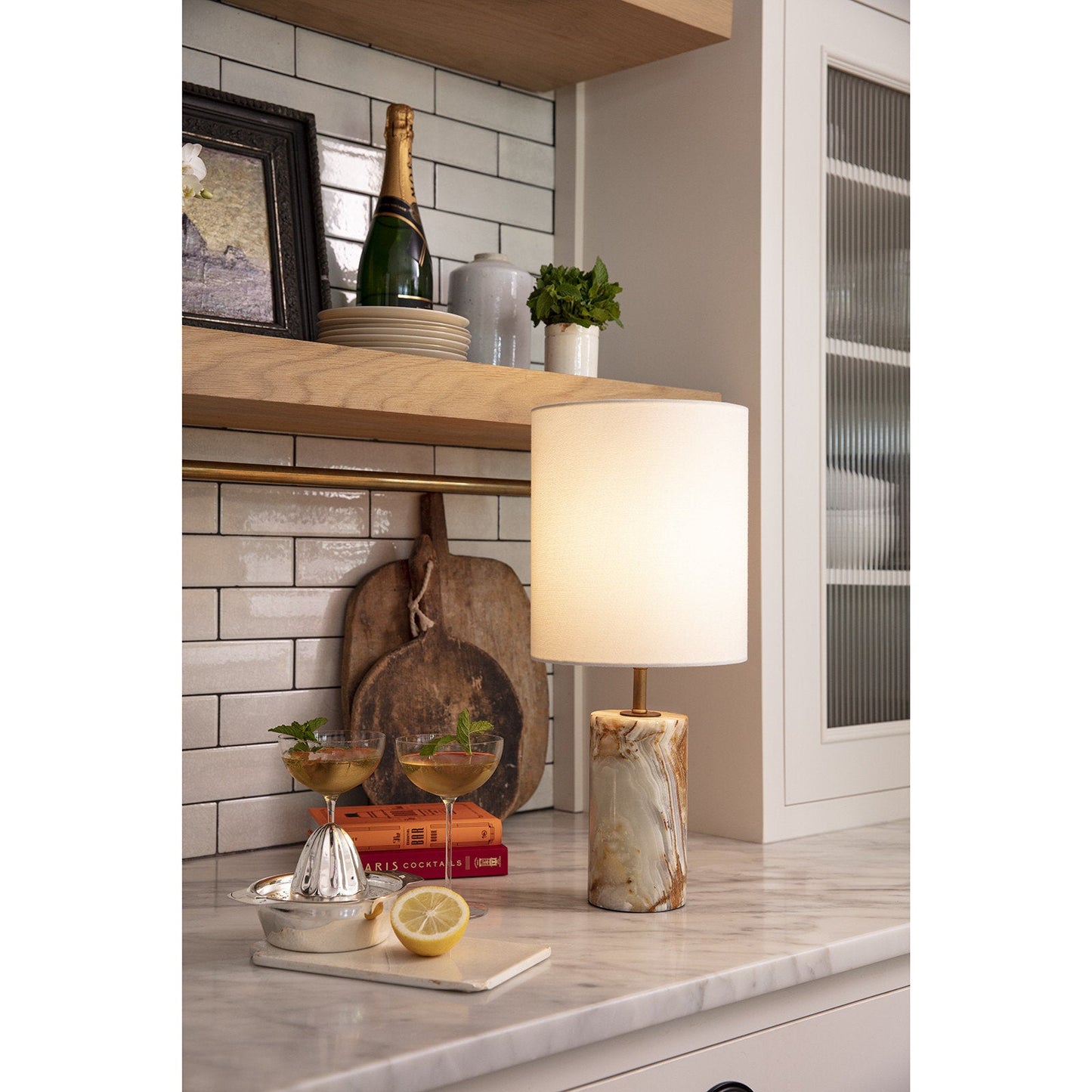 Yarique Stone Table Lamp