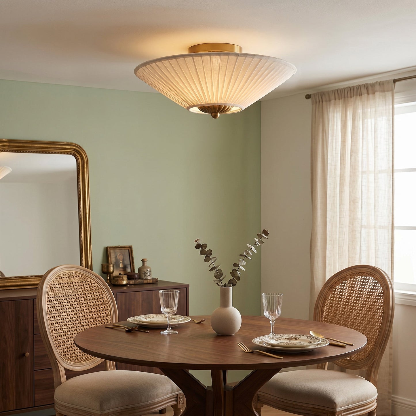 Stefanie Pleated Ceiling Lamp