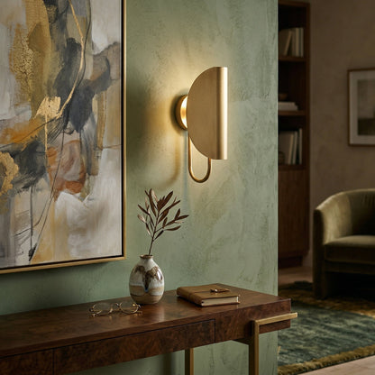 Leaf Brass Wall Lamp