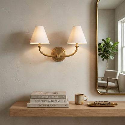 Deneb Brass Wall Lamp