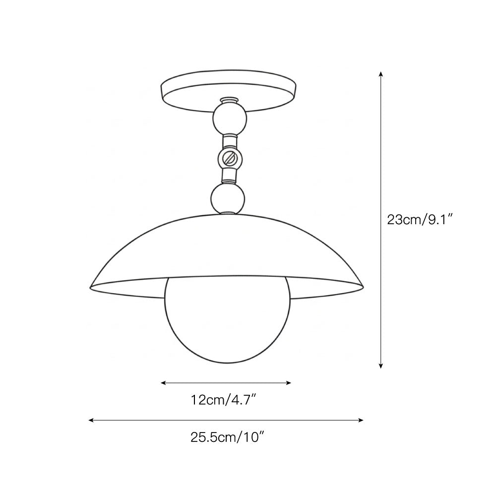 Comporta Petite Surface Ceiling Lamp