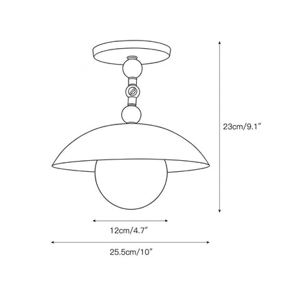 Comporta Petite Surface Ceiling Lamp