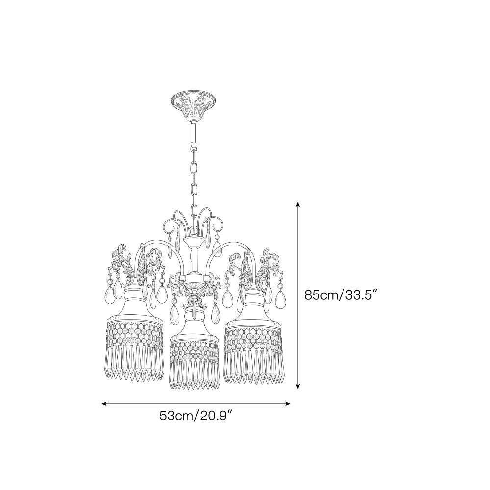 Marquise Crystal Chandelier