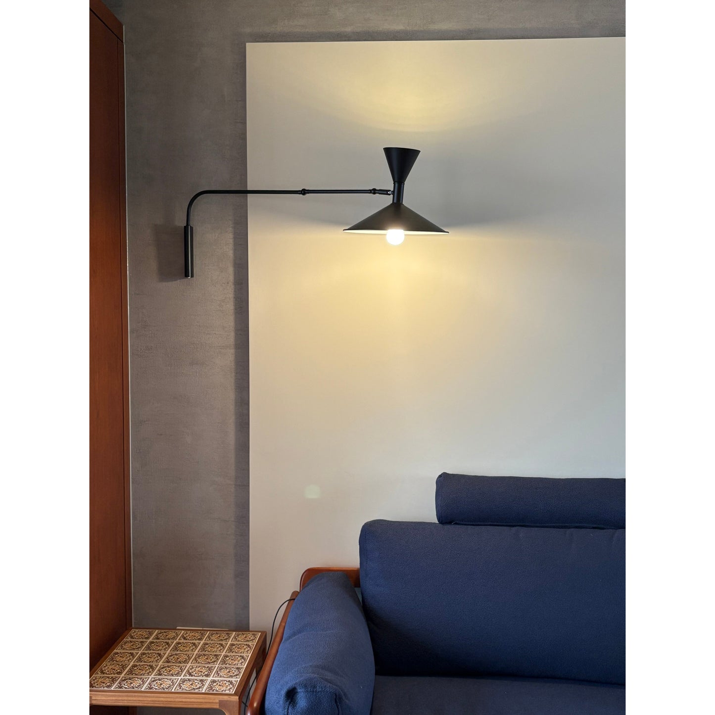 Quinance Swing Arm Plug-in Sconce