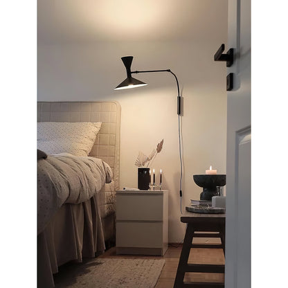 Quinance Swing Arm Plug-in Sconce