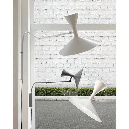 Quinance Swing Arm Plug-in Sconce