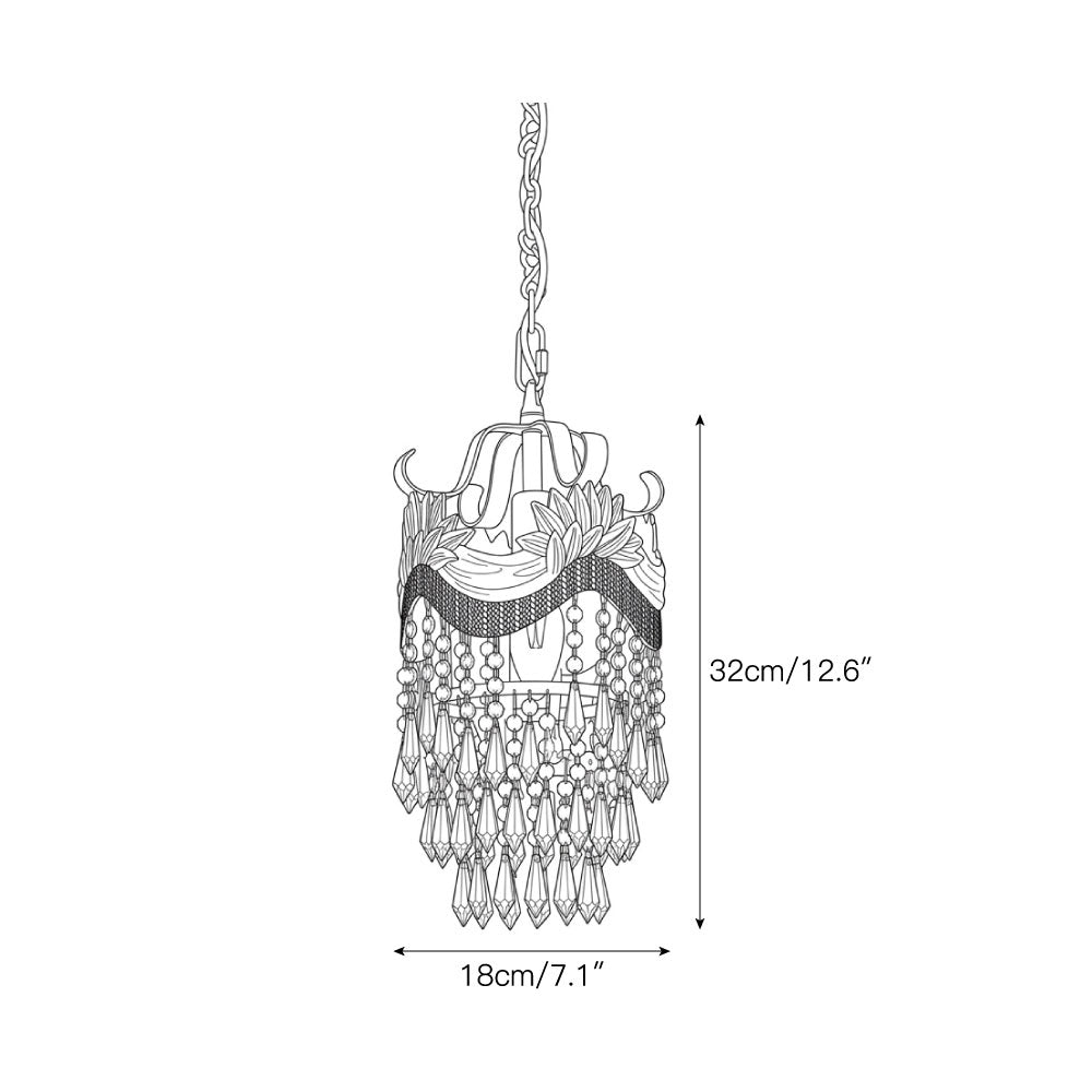 Sabia Crystal Pendant Lamp