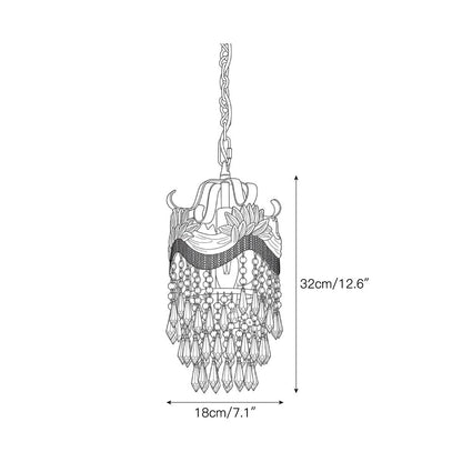 Sabia Crystal Pendant Lamp