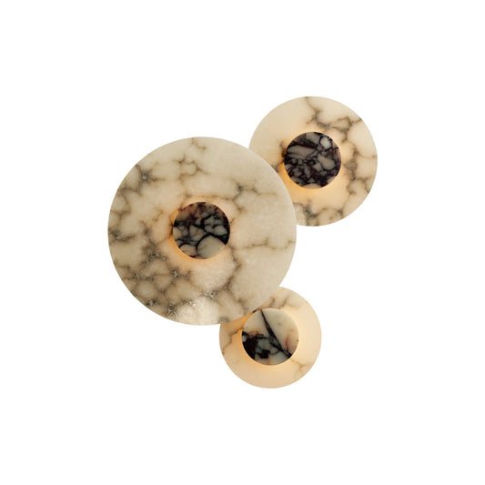 Median Combination Alabaster Wall Lamp