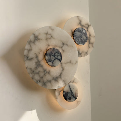 Median Combination Alabaster Wall Lamp