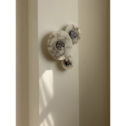 Median Combination Alabaster Wall Lamp