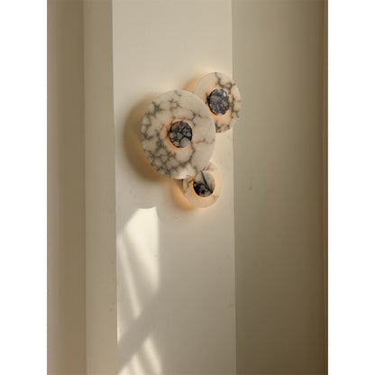 Median Combination Alabaster Wall Lamp