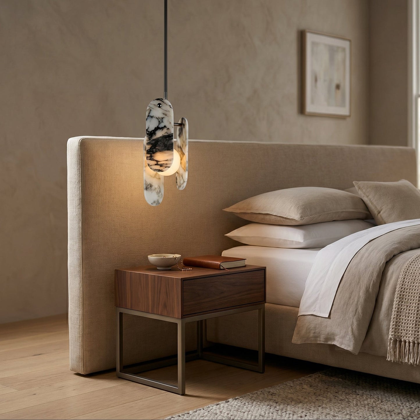 Dahlia Marble Pendant Lamp