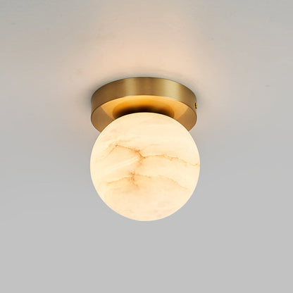 Calcite Alabaster Ceiling Light