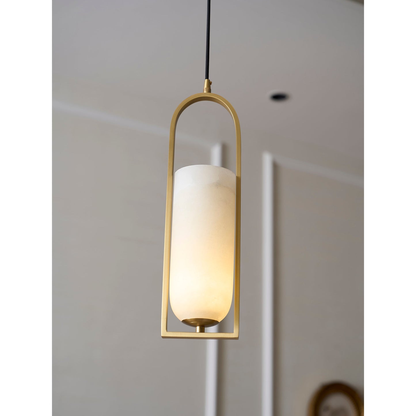 Calcite Small Alabaster Pendant Lamp