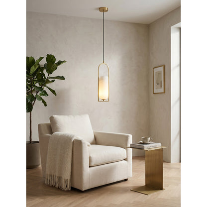 Calcite Small Alabaster Pendant Lamp