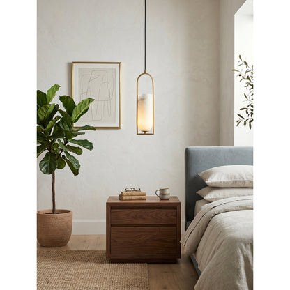 Calcite Small Alabaster Pendant Lamp