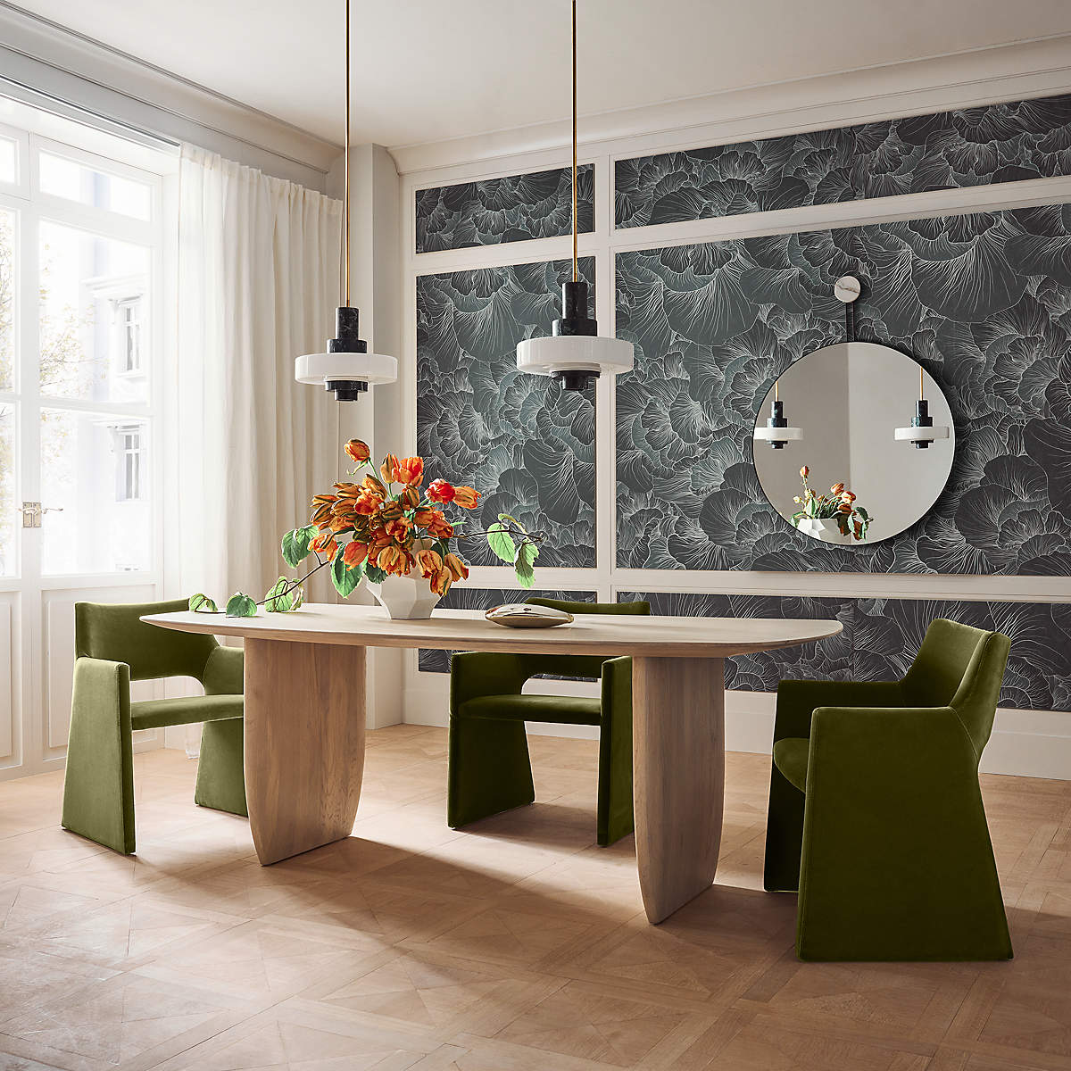 Fenika Green Marble Pendant Lamp