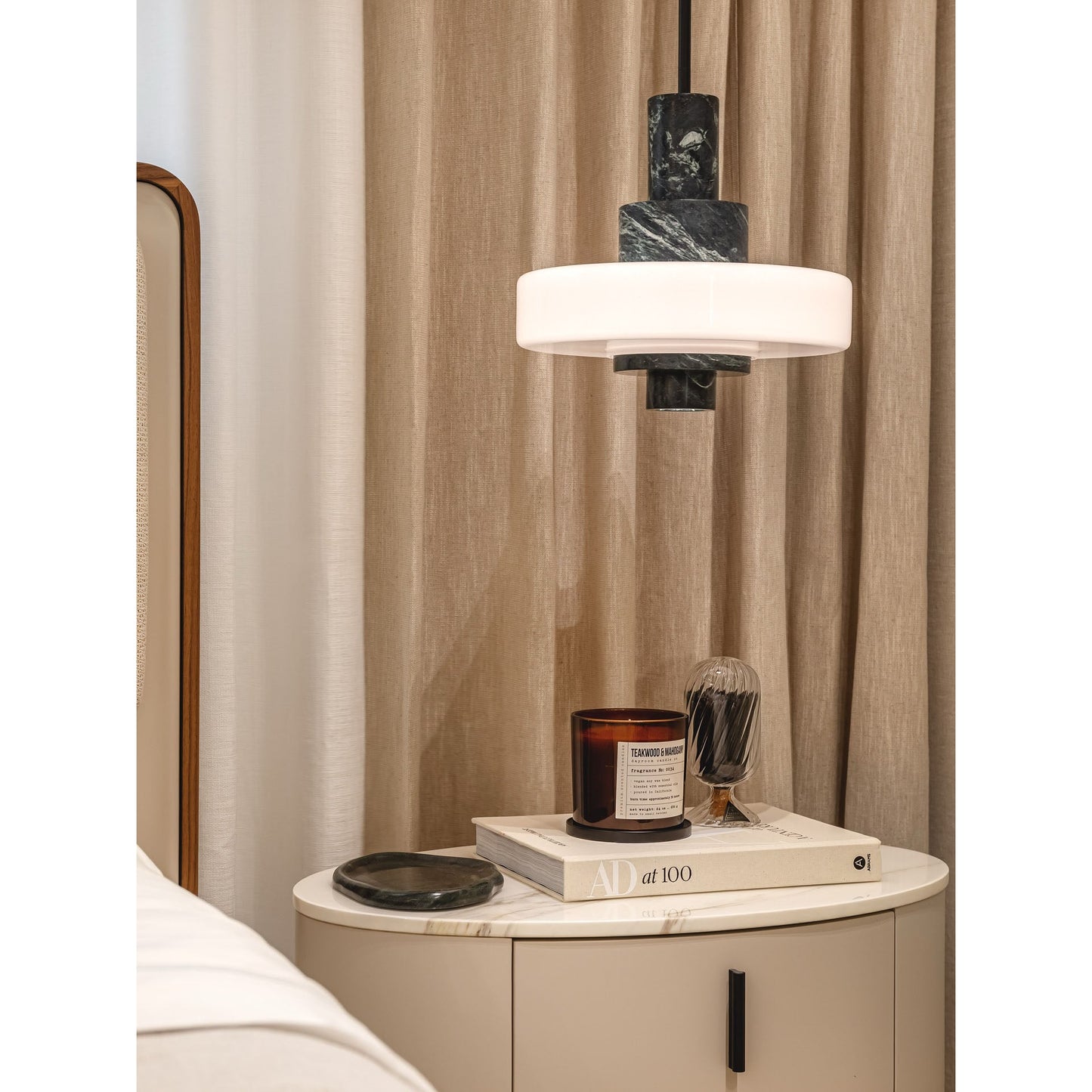 Fenika Green Marble Pendant Lamp