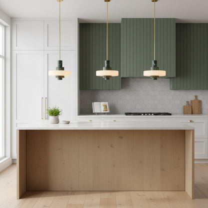 Fenika Green Marble Pendant Lamp