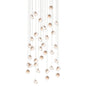 Mesh Glass Cluster Chandelier