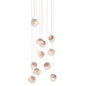 Mesh Glass Cluster Chandelier