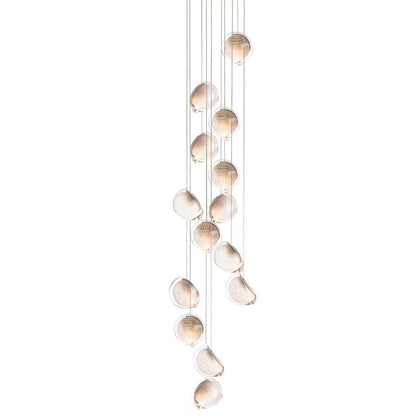Mesh Glass Cluster Chandelier