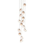 Mesh Glass Cluster Chandelier