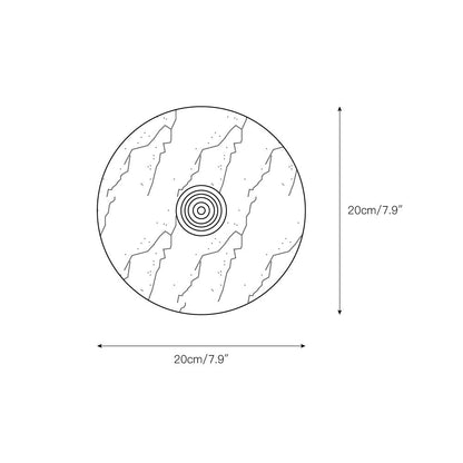 Round Onyx Wall Lamp