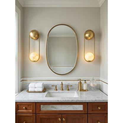 Mila Alabaster Wall Sconce