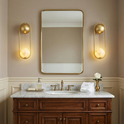 Mila Alabaster Wall Sconce