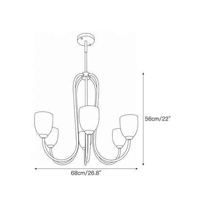 Esmine Velin Chandelier
