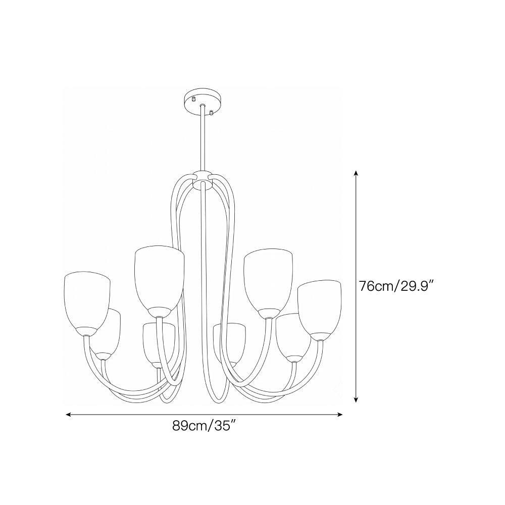 Esmine Velin Chandelier