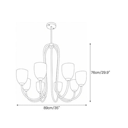 Esmine Velin Chandelier