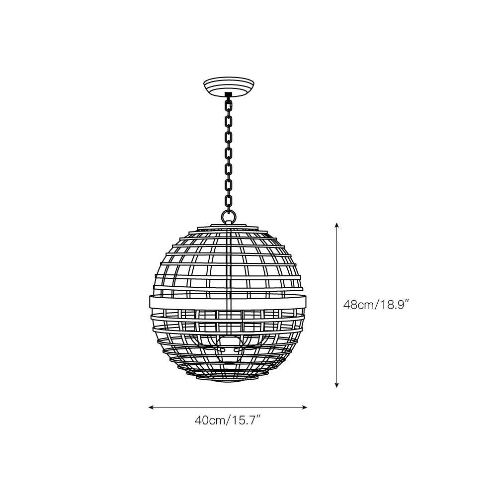 Sabique Globe Pendant Lamp